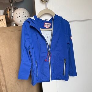 NWT Toddler Hunter Royal Blue Hooded Rain Jacket
